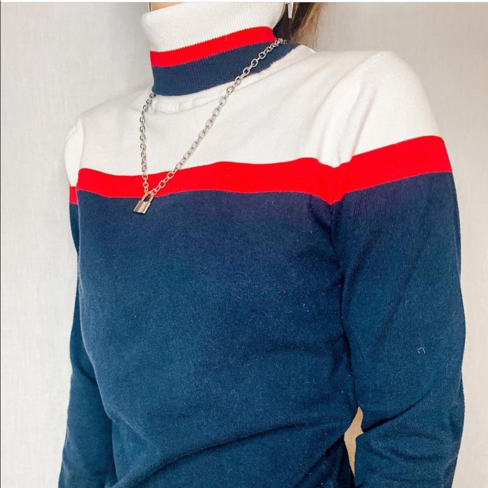 Tommy Hilfiger Long Sleeve Turtle Neck Sweater